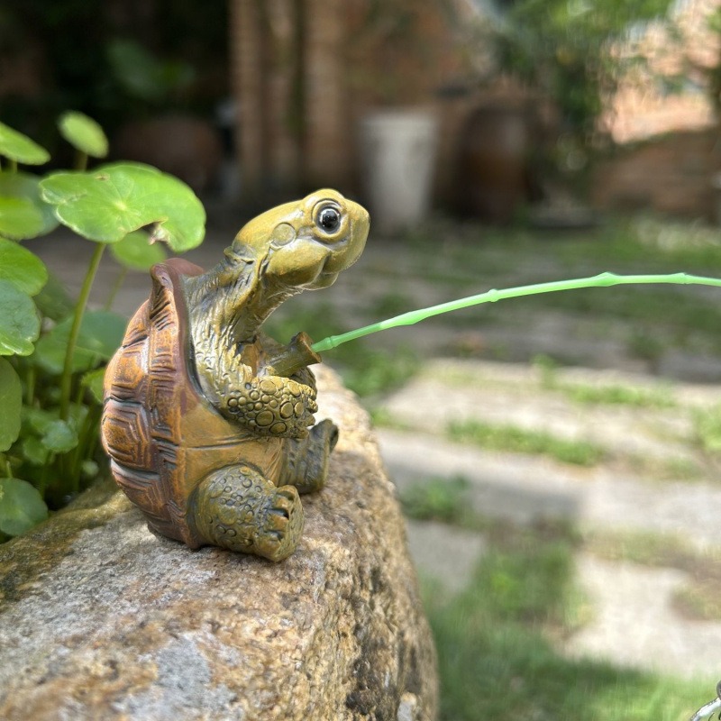 Water Dish Reptile - Dekorasi akuarium tangki ikan kura-kura, dekorasi