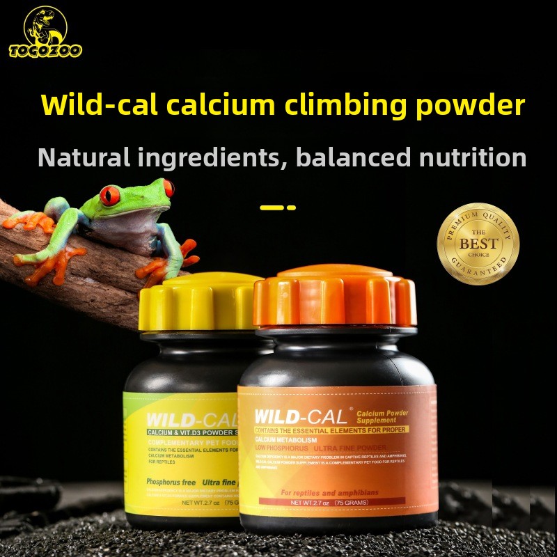 Calcium Powder Reptile - TOGOZOO WILDCAL Bubuk Kalsium Reptil dengan