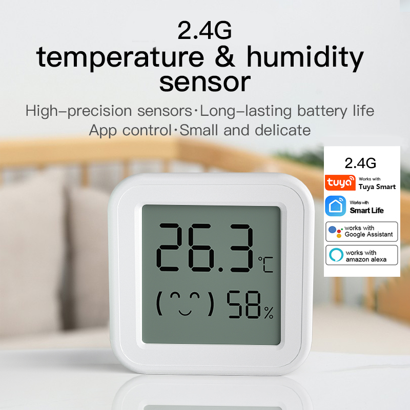 Digital Hygrometer Probe - Layar LCD Mini Sensor kelembaban Bluetooth,