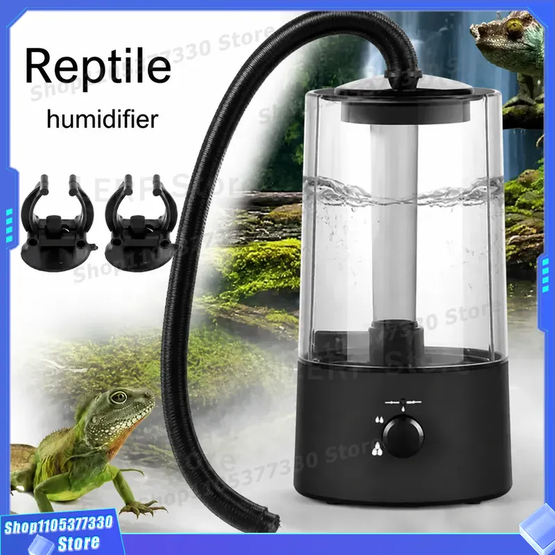 Terrarium Fogger Ultrasonic - Penghidrasi Udara Ultrasonik 4L untuk Reptil,