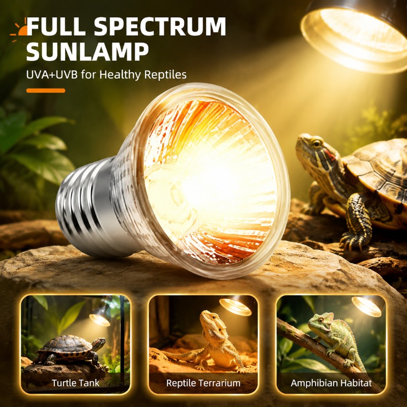 Calcium Powder Reptile - Lampu Pemanas Serbaguna untuk Hewan Peliharaan,
