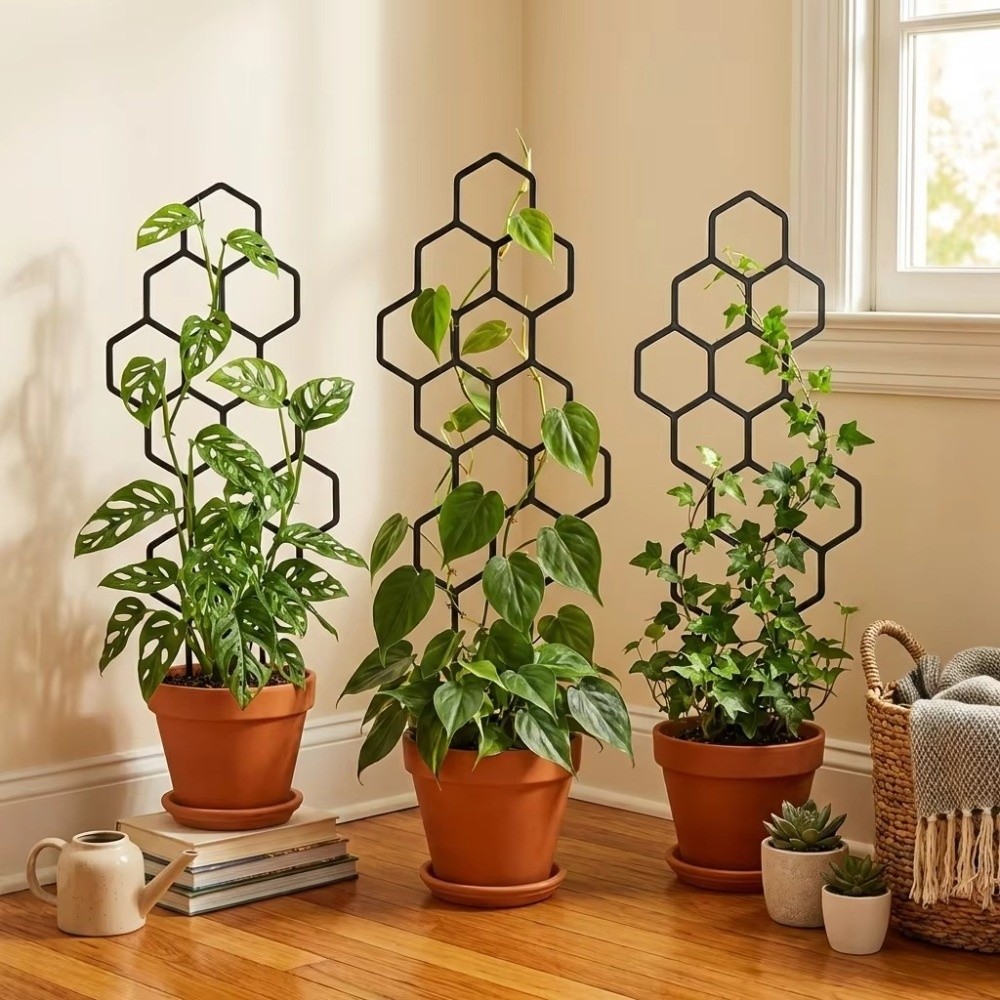Vine Climbing Plastic - Trellis Tanaman Desain Sarang Lebah Anti
