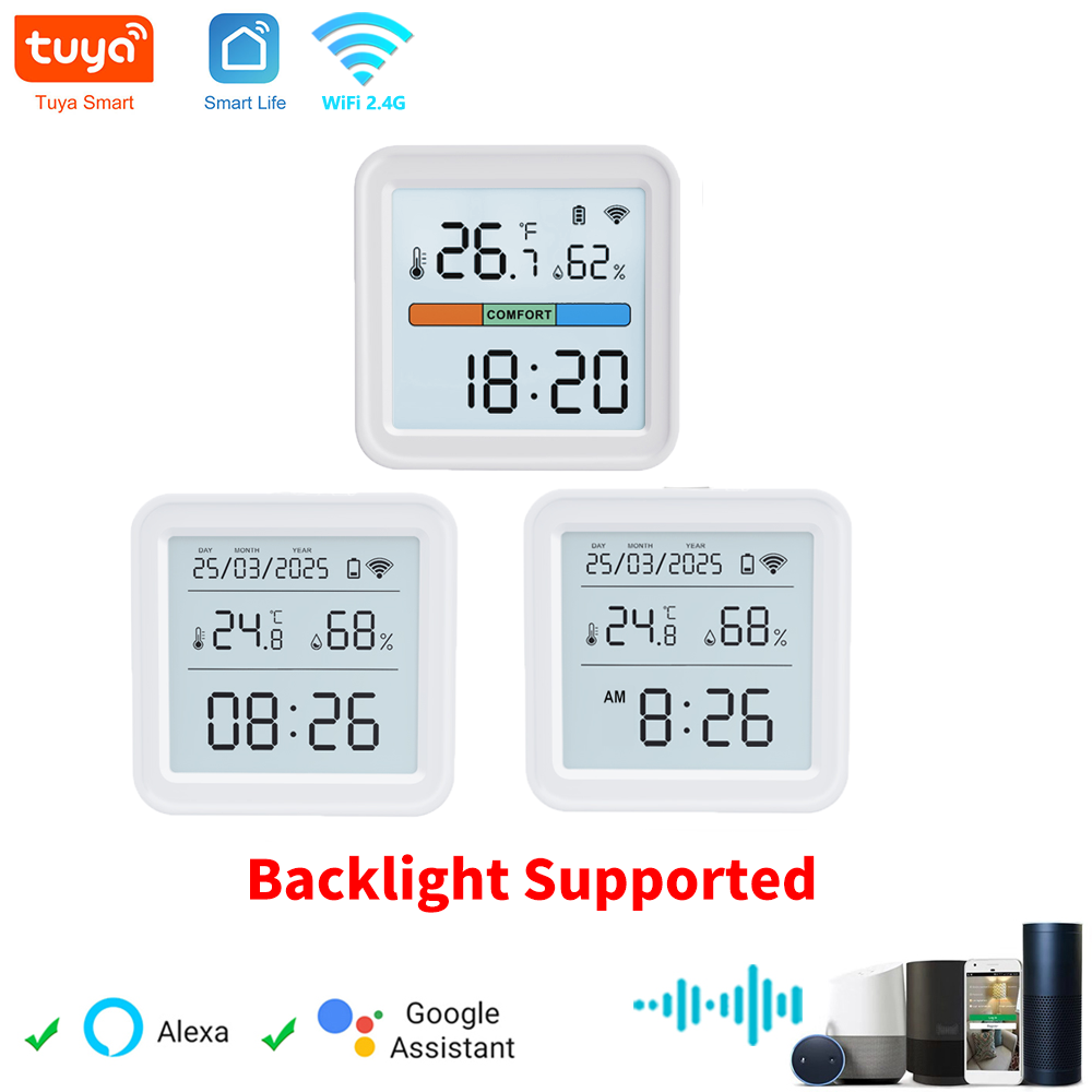 Digital Hygrometer Probe - Tuya WIFI Sensor Kelembaban Suhu Higrometer