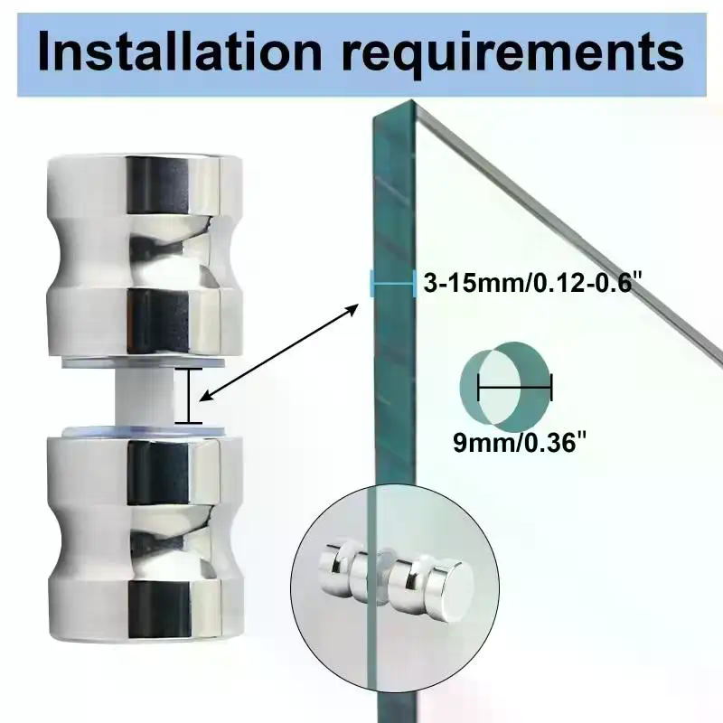 Gagang Pintu Kaca Shower Berga - Glass Door Hinge ulasan dan harga