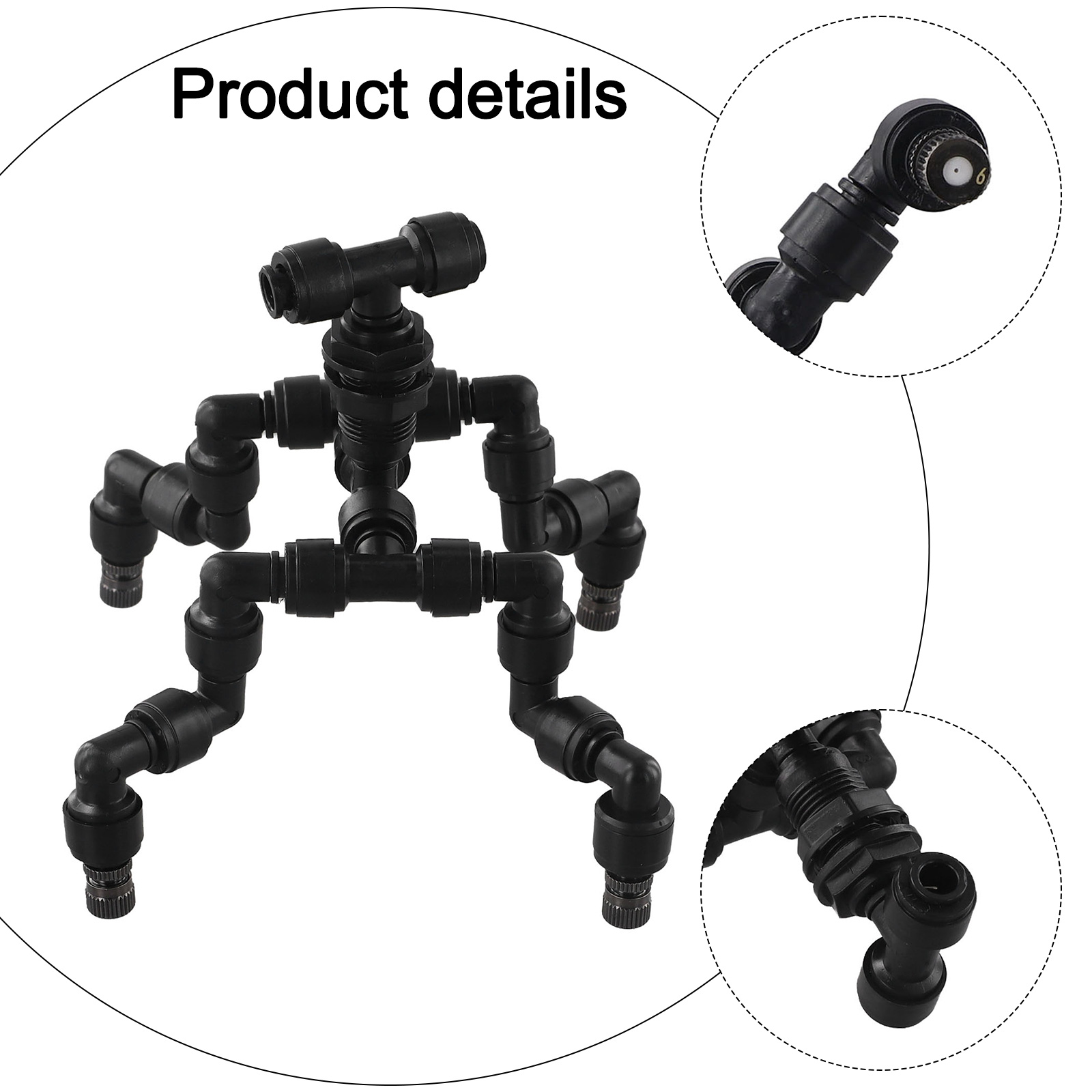 Nosel Semprotan Plastik Hitam  - Misting Nozzle Reptile ulasan dan harga