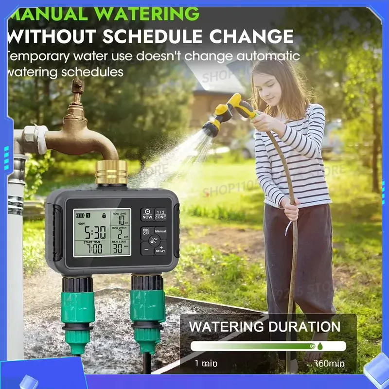 Pengontrol Air Cerdas Pengatur - Timer Dual Outlet ulasan dan harga